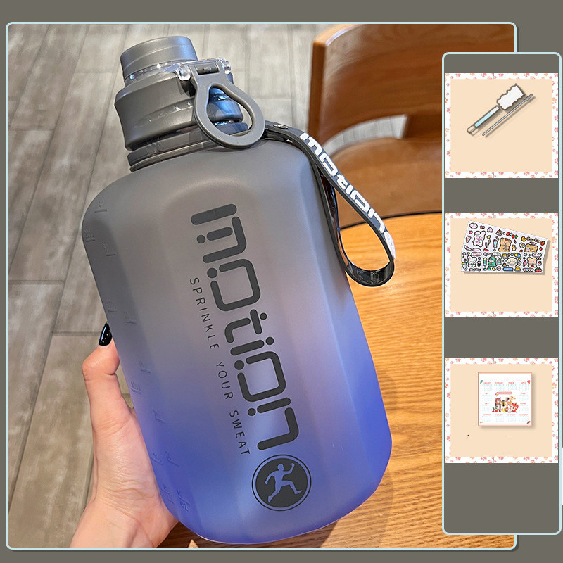 2000ml Large Water Bottle with Scale