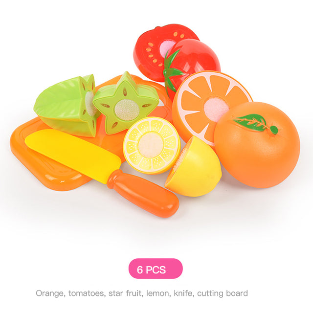 Children's Kitchen Toy Set - Vegetable and Fruit Puzzle